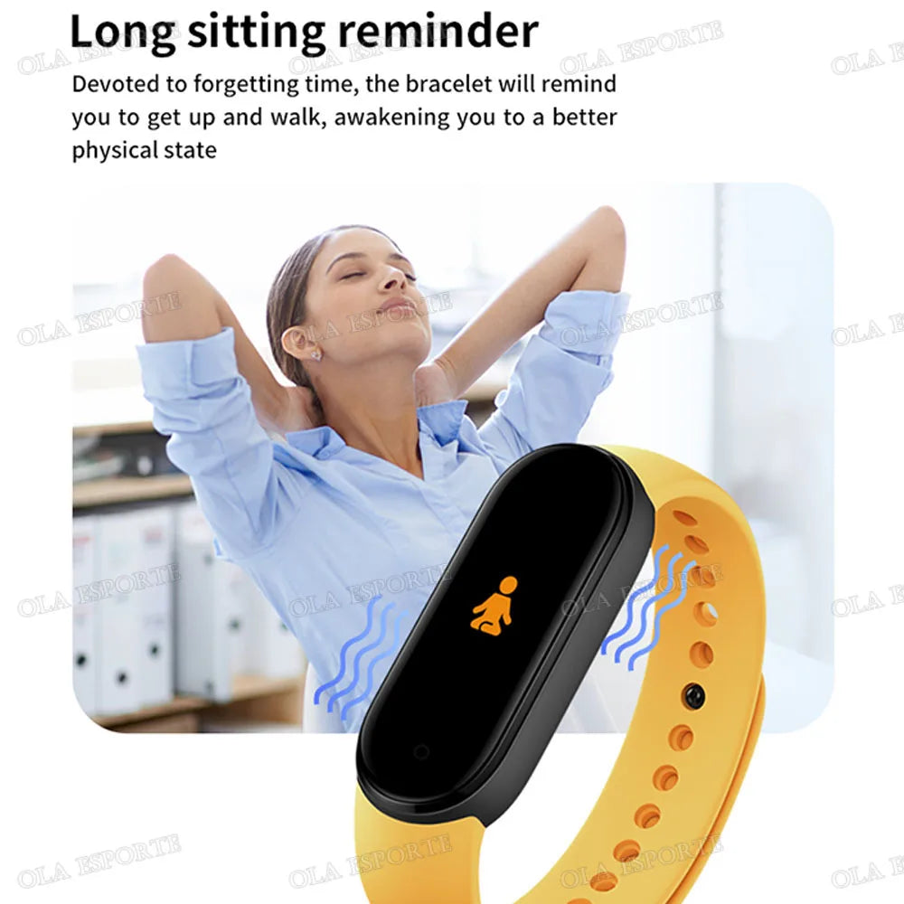 M7 Smart Watch Smartband Heart Rate Smartwatch Fitness Tracker Blood Pressure Waterproof Sport Bracelet Fitness Band 7 Men Women