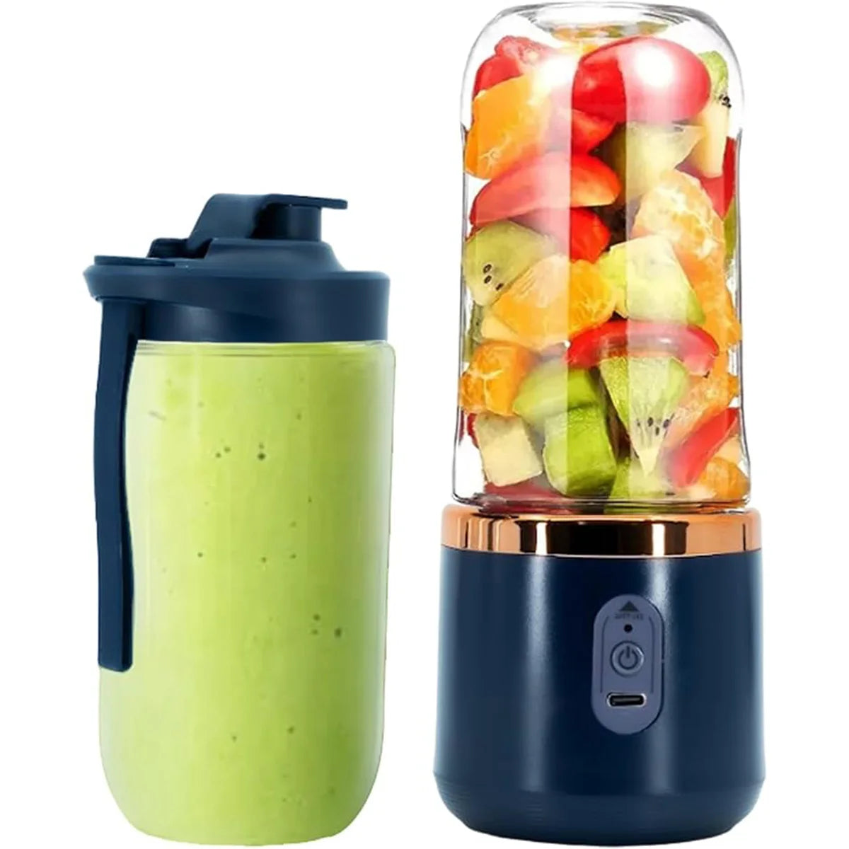 400ml Portable Blender, USB Rechargeable Personal Juicer Cup for Smoothies & Shakes