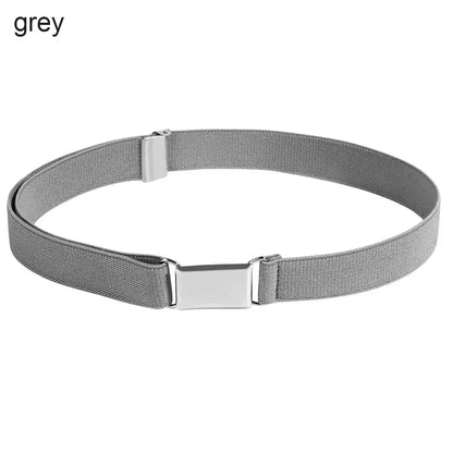 1PC Fashion Adjustable Children Elastic Belts Wide Candy Color Waist Belt Stretch Canvas Belt For Jeans Pants Kids Casual Belts