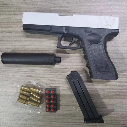 2026 Newest Shell Ejecting Airsoft Soft Bullet Toy Gun Pistol Outdoor Shooting Game Kids Boys Gift