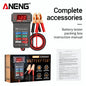 Car Battery Load Tester ANENG BT-172 Voltage Meter Gauge Digital Display Car Battery Monitor Amp Meter with Alligator Clips Tool
