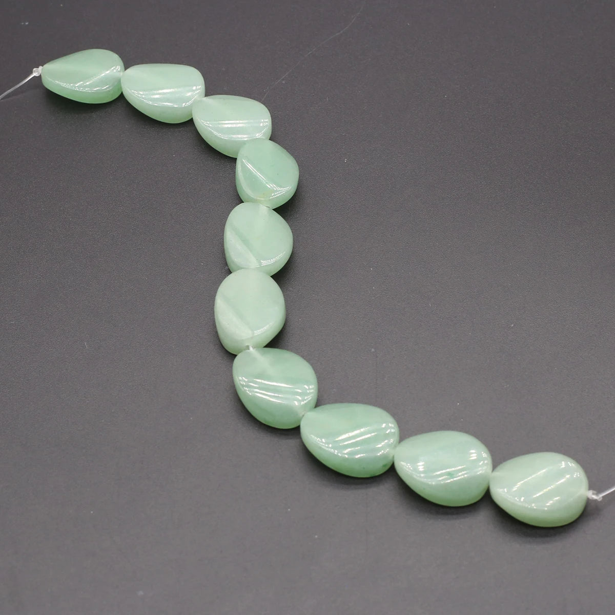 Natural Blue Turquoise Beads Faceted Natural Rose Quartzs Loose Spacer Beaded for Women DIY Jewerly Necklace Bracelet 19x14mm