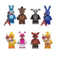 NEW FNAF Nights Game Figure Mini Figures Building BlocksSkeleton Thriller Toys gift kids toys mould king