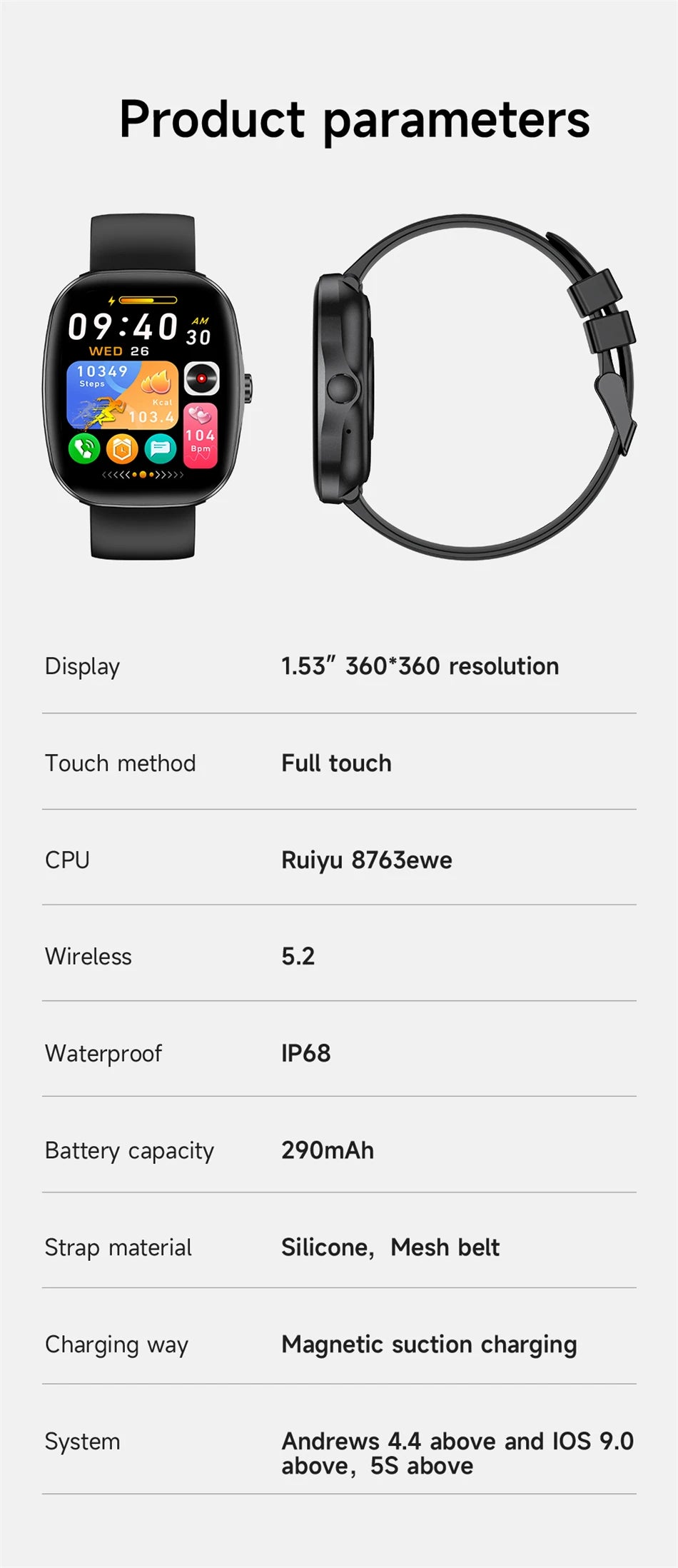 LIGE Originalny Smartwatch Mężczyźni Kobiety Połączenia Bluetooth Zegarek Pulsometr Wodoodporny Smartwatch Zdrowie Dla Androida IOS
