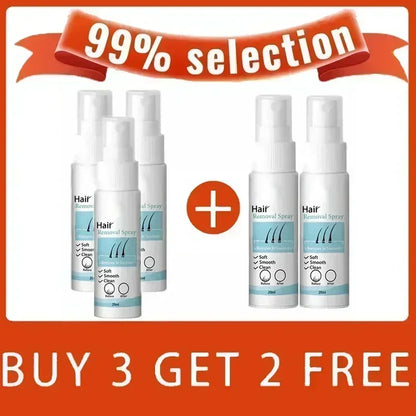 Permanent Hair Removal Spray  Dissolves Hair Instantly Sprays On Effortlessly Gentle on Skin  Pain-Free Long-Lasting Results