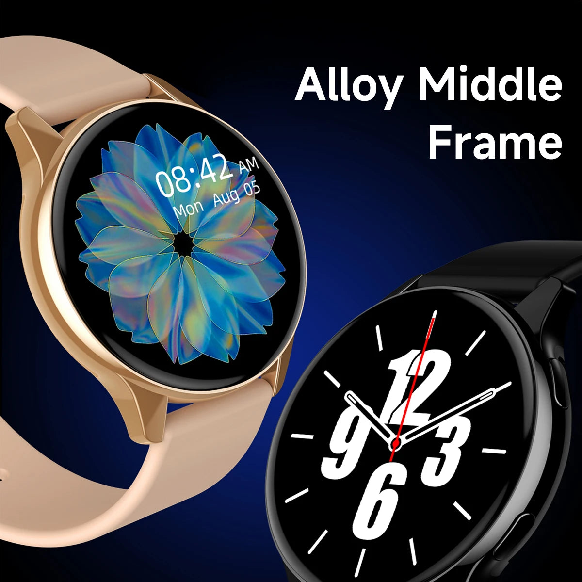 Smart Watch HD Touch Screen Heart Rate Sleep BP Health Monitoring For Android&IOS Phone BT Call Sport Smartwatch For Men Women
