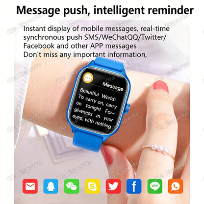 2026 New Men's Smart Watch Women's Gift Heart Rate Blood Oxygen Sports Fitness Watch Electronics Bluetooth Call Smartwatch HW12