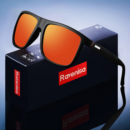 Luxury Square Polarized Cycling Sunglasses UV400 Male Vintage Eyewear Men Women Fashion Travel Driving Fishing Windproof Glasses