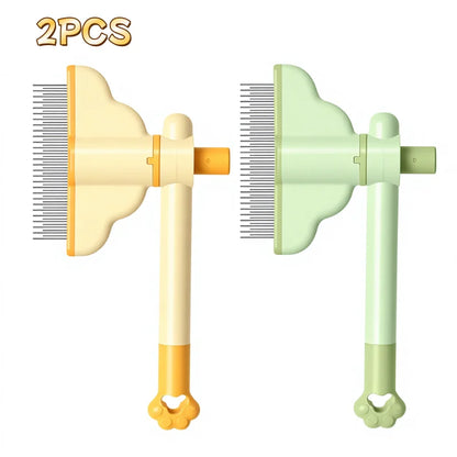 Dog Comb Pet Hair Remover One Button Dogs Brush Self-cleaning Cat Brush Massage Combs for Dog Grooming Brushes for Pet Products