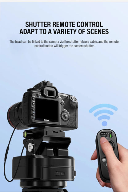 Soonpho M7 Photography Electric Gimbal Remote Control 360° Pan Tilt Head Motorised Gimbal  Auto Face Tracking Tripod