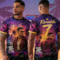 2026 Hot Games GTA 6 Print Football Jerseys For Men No.7 Football Jerseys Hawaii Beach Sports Tshirt GTA 6 T-shirts Man Jerseys