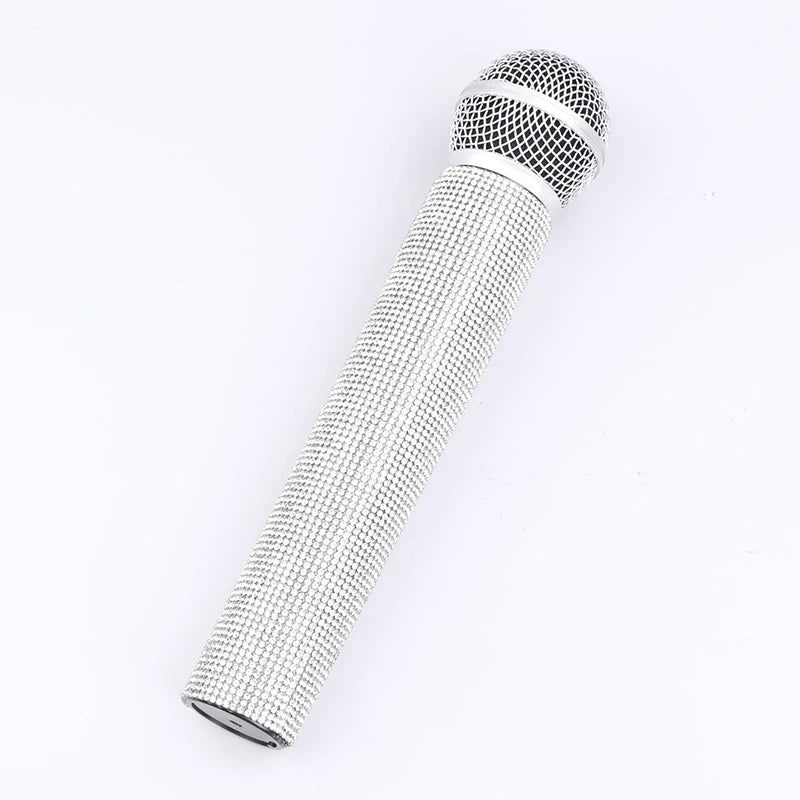 Children's Microphone Simulation Mic Model Media Interview Props Microphone Toys Educational For Kids Eloquence Performance Mic