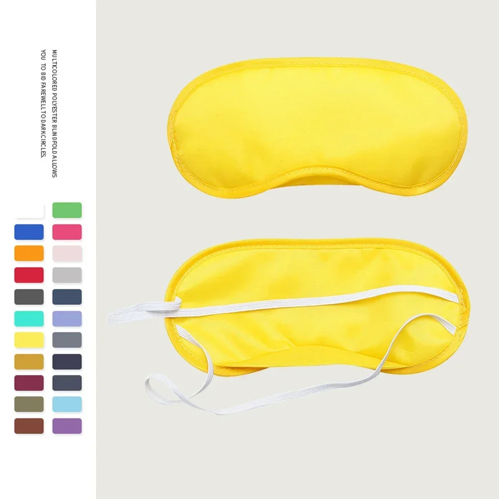 Silk Sleep Eye Mask Padded Shade Eye Cover Patch Sleeping Mask Eyemask Blindfolds Travel Relax Rest Women Men