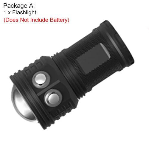 Asafee DRC01 COB LED 6000LM 80M Underwater Diving Flashlight White Red Blue 80° Light 500M Range Torch IPX8 Waterproof Lantern