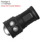 Asafee DRC01 COB LED 6000LM 80M Underwater Diving Flashlight White Red Blue 80° Light 500M Range Torch IPX8 Waterproof Lantern