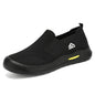 Men's Breathable Mesh Canvas Slip-On Shoes Anti-Odor Lightweight Soft Sole Casual Loafers Male Sneakers Summer cotton shoes