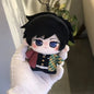 Demon Slayer Figure Anime Plush Doll Fans Gift Q Version Toy Gifts Kamado Nezuko Keyrings Cartoon Character Keychains Bag Charms