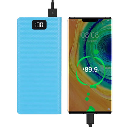 DIY 8*18650 Battery Power Bank Case Charge Storage Box 5V Dual USB Type C Battery Holder Box PD QC3.0 Fast Charge For SmartPhone