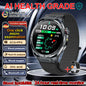 Smartwatch ECG High-End dla mężczyzn Ciśnienie krwi Lipidy Tlen we krwi Analiza ciała Kwas moczowy Monitor Zdrowia Smartwatch dla mężczyzn i kobiet