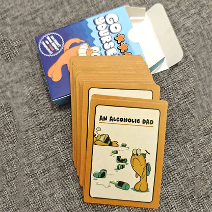 Go Fish Card Game Yourself Fun Gag Gift Hilarious Board Games with A Twist Night Family Interaction Party Game for 2+ Players