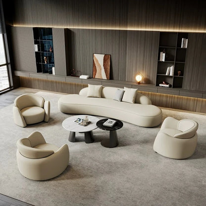 American Creative Living Room Sofa Modern Luxury Hotel Lobby Beauty Salon Lounge Reception Sofa Designer Office Furniture FYOS