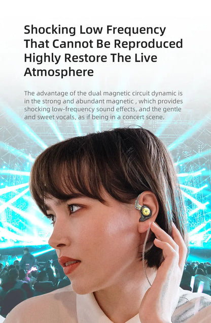 KZ EDX pro Earphones Bass In Ear Monitor Headphones Sport Noise Cancelling HIFI Headset New Arrival!