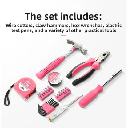 Best-selling manual hardware household tools set - multi-functional and easy-to-use complete set of daily household tools box