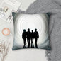 Rock Band B-Bon Jovi Forever Pillow Case Square Double-Sided Printing Short Plush Sofa Cushion Cover Bedroom Bedside Pillow