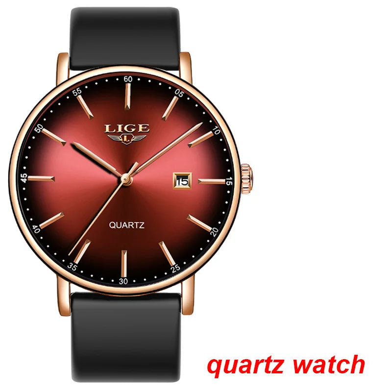 2026 LIGE Automatic Mechanical Wrist Watches For Men Top Brand Luxury Tourbillon Men Watch Fashion Business Waterproof Watch Men