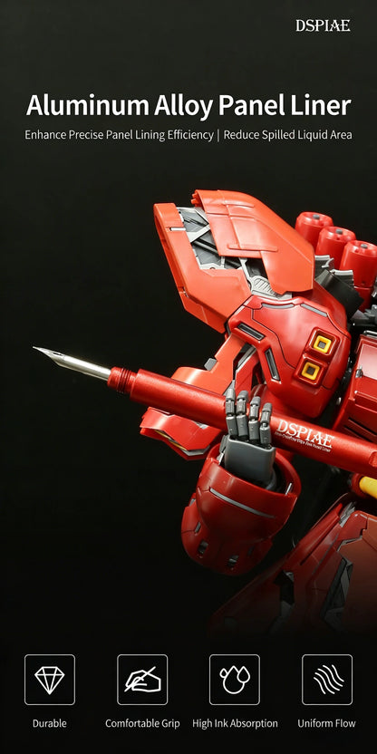 DSPIAE aluminum alloy seepage pen AT-PL Gundam model tool coloring seepage liquid pen stainless steel nib