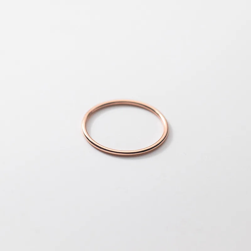 La Monada 45-59mm Plain Thin Women Ring 925 Sterling Silver Minimalist Rings For Women 925 Silver Finger Jewerly Rings Woman