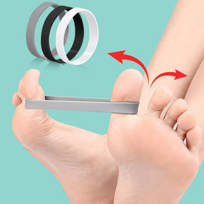 Silicone Tensile Tape Hallux Valgus Of Foot Corrective Training Exerciser Belt Toe Separator Thumb Elastic Band Foot Care Tools