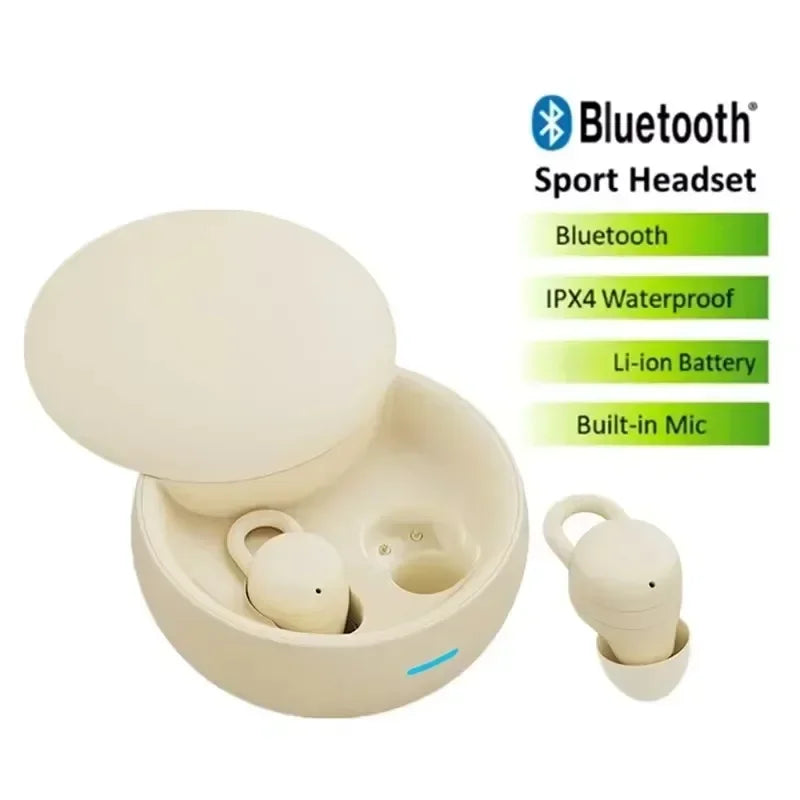 Mini Earphones Wireless Bluetooth 5.3 Earbuds In-Ear Music Sports Headset For Smart Phone Headphone With Mic