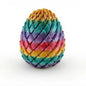 3D Printed 7.5/5.5CM Twisted Dragon Egg Toy Spiral Stress Relief Sensory Toy Christmas Birthday Party Gifts Multi-color Fidget