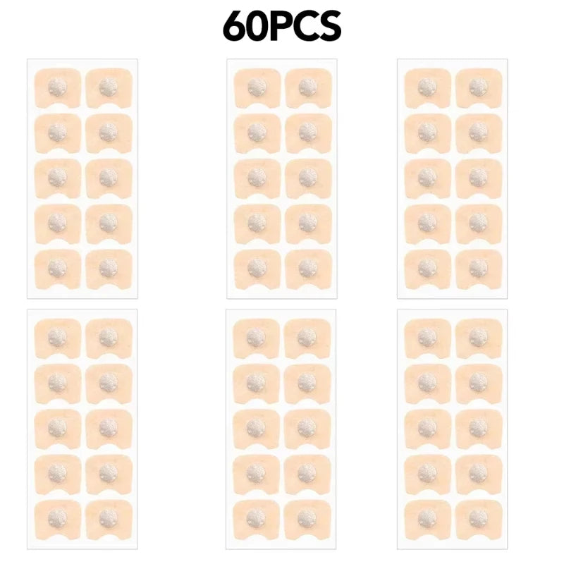 30/60/90/150Pcs Nose Breath Patch Magnetic Suction Iron Nasal Strips Increase Air Improve Sleep Quality Reduce Snoring Tools
