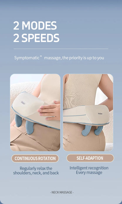 Haier Cervical Neck Massager Muscle Shoulder Back 3 Gears 6D Mechanical Hand Electric Massage Machine Shawl Relaxing Device Tool