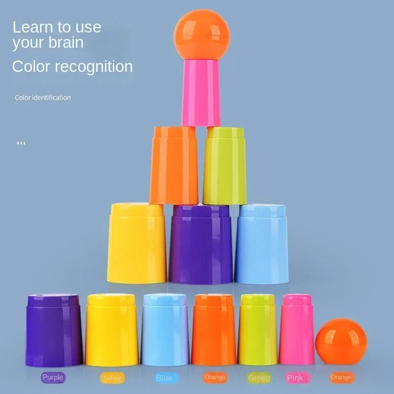 Children Throw Circle Game Ferrule Stacked Toys Fun Indoor Outdoor Parent-Child Interactive Circle Layers Early Education Gift