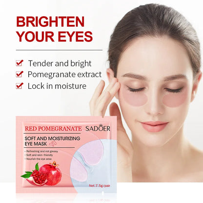 10 Pairs SADOER Crystal Collagen Eye Mask Anti Wrinkle Dark Circles Removal Eyes Bags Moisturizing Eye Patches Skin Care