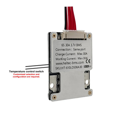 Heltec bms 10s 36v 30a 60a 6S 7S BMS 24V with balanced lithium battery protetcion board for eletronic tools/wheelchair/vehicle