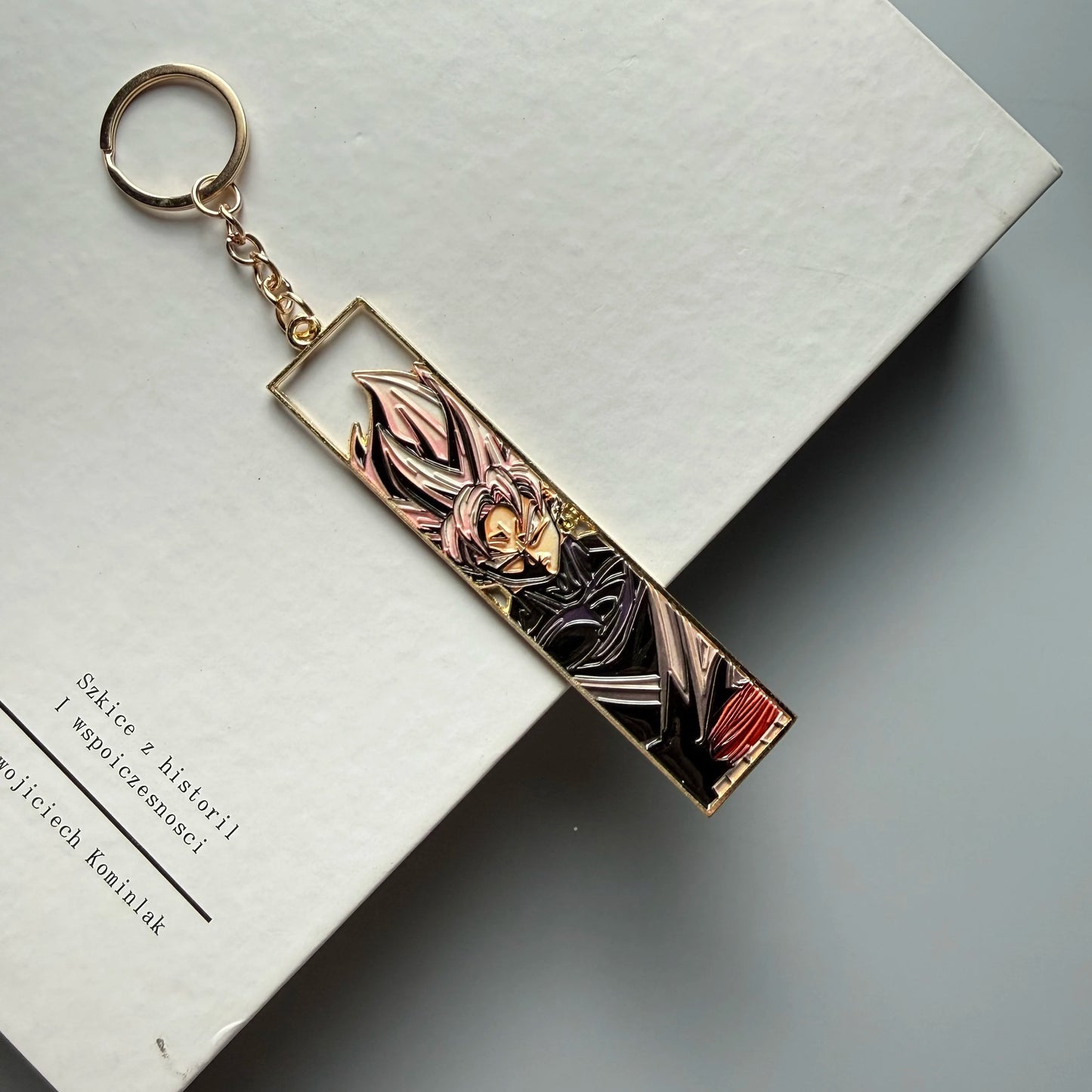 Anime Metal Hollow Out Keychains Bookmark Cute Jet Manga Fashion Bag Key Tag Jewelry Accessory Key Ring Holder Gift Anime