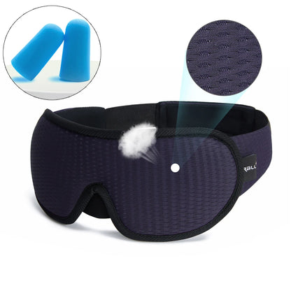 3D Sleeping Eye Mask Block Out Light Soft Padded Travel Shade Cover Rest Relax Sleeping Blindfold Eye Cover Sleep Mask Eyepatch