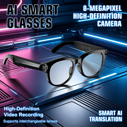 Xiaomi Smart AI Glasses 800W Shooting Camera HD Photo Video Voice Call Translation Waterproof Bluetooth Motorcycle Glasses 2026