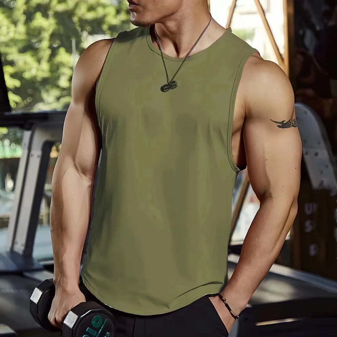 One Piece Men's Tank Top Japanese Anime Spring/Summer Sports Fitness Trend Casual Sleeveless Top
