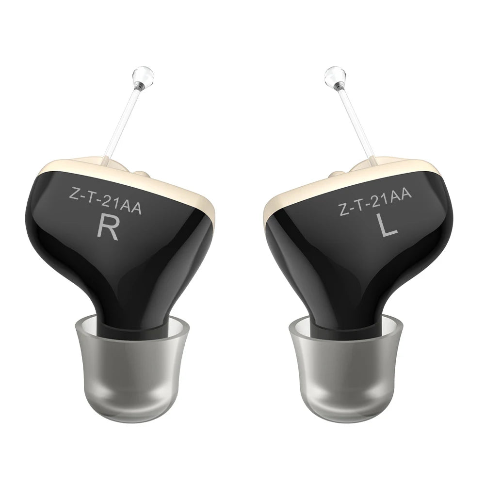 Hearing Aid CIC Intelligent Sound Amplifier Invisible Hearing Aids For Deafness/Elderly With A10 Battery Portable Audifonos