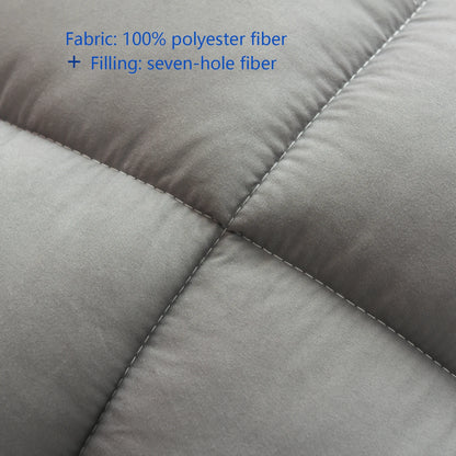 Queen Mattress Topper for Body Pain Relief, 1000 GSM Extra Thick Mattress Pad Cover with Elastic Pocket, 7D fiber Bed Topper