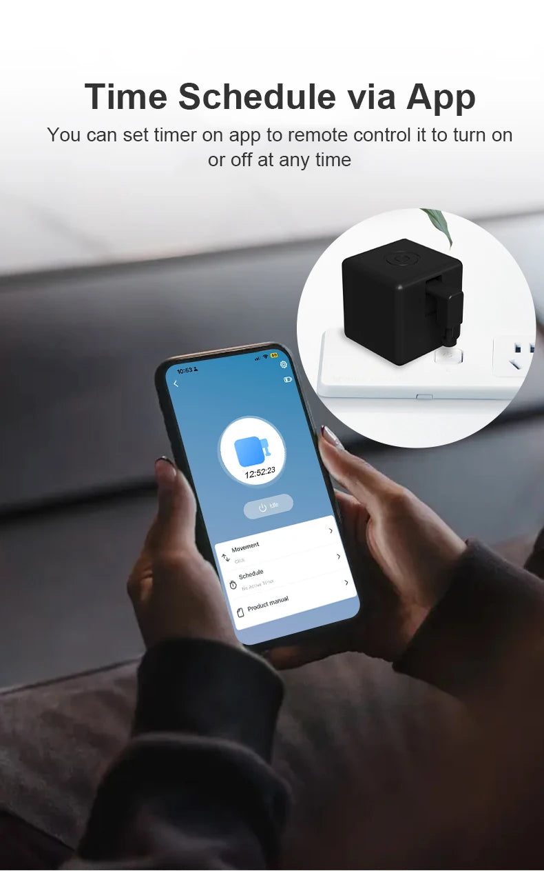 Tuya Zigbee Smart Fingerbot Switch Bot Remoter Garage Curtain Button Robot BLE Pusher Work With Alexa Google Home Voice Assitant