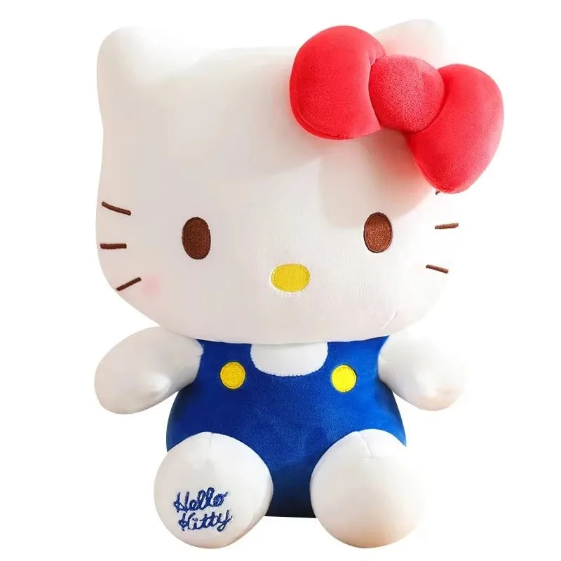 Sanrio Plush Cute Cinnamoroll hello kitty Kuromi My Melody Plush Toys Doll Pillow Anime Cartoon Kids Gifts Room Decoration Dolls