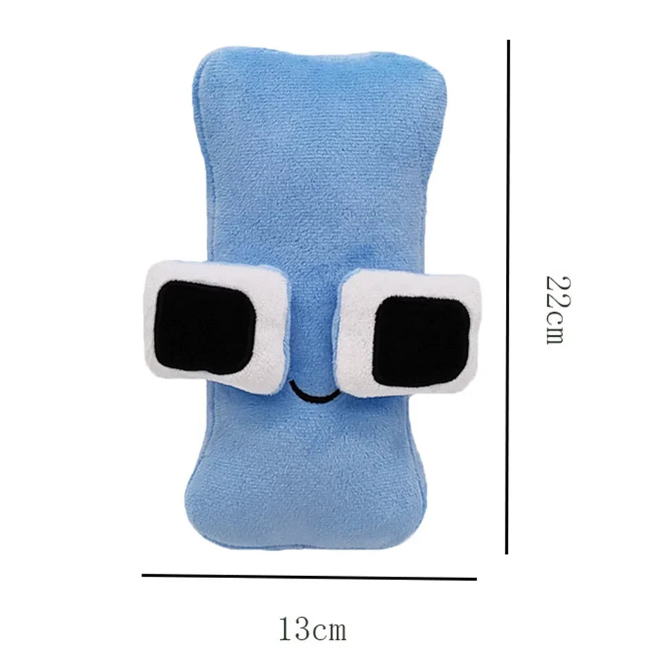 T Alphabet Lore Plush Toys Anime Doll Kawaii 26 English Letters Stuffed Toys Kids Enlightenment Montessori Plush Toy Doll Gifts