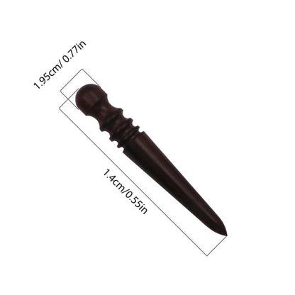 1pc Leather Solid Wood Round Burnishing Edge for Polished Edge Leather Craft Working Tool Craft Kit Leather Edge Slicking