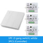 86 Wireless Smart RF 433Mhz 100-220V Wall Panel with Remote Control Mini Relay Receiver Home Led Light Lamp Switch
